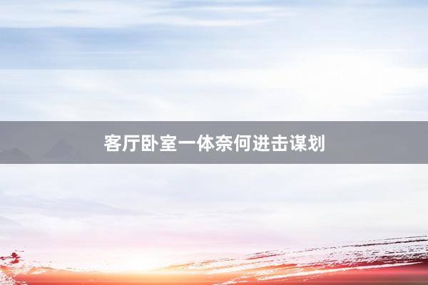 客厅卧室一体奈何进击谋划